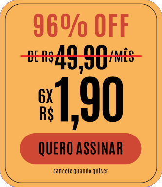 1 ano de Folha: de R$ 49,90/mês por 6x R$ 1,90. Você economiza 96%. Quero Assinar. Cancele quando quiser