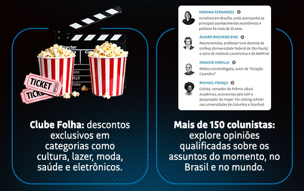 Clube Folha | Mais de 150 colunistas