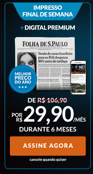 Impresso final de semana + Digital Premium: de R$ 106,90 por R$ 29,90 durante 6 meses. Assine Agora