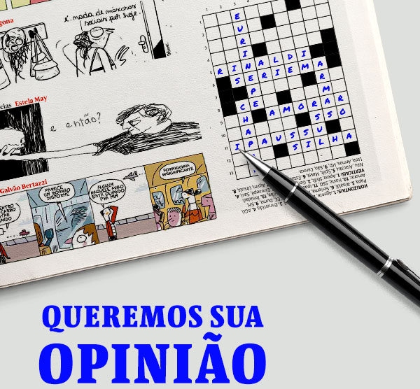 Queremos sua opinião