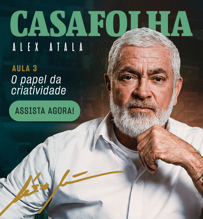 CasaFolha | Alex Atala, aula 3 liberada, assista de graça | 
