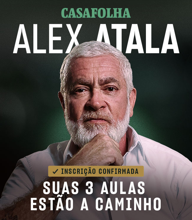 CasaFolha | Alex Atala | Inscirção confirmada, suas 3 aulas estão a caminho