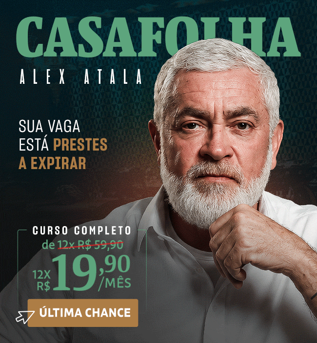 CasaFolha | Alex Atala |  | Curso Completo, de 12x R$ 59,90 por 12x R$ 19,90. Assine Agora 