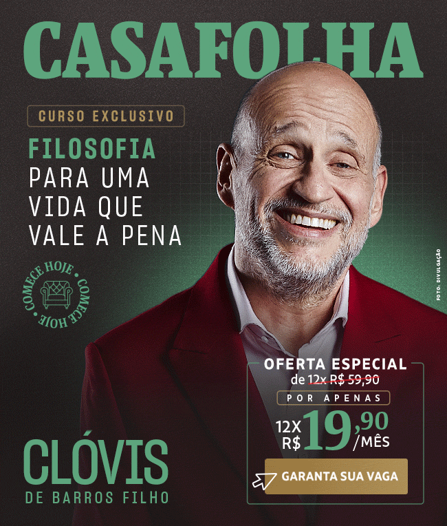 CasaFolha - Curso Exclusivo - Filosofia para uma vida que vale a pena. Clóvis de Barros Filho. Oferta especial: de 12x R$ 59,90 por apenas R$ 12x R$ 19,90