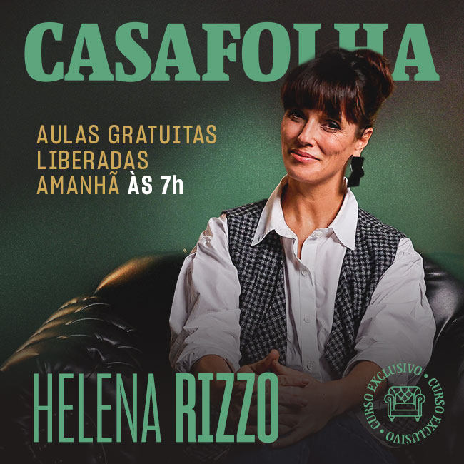 CasaFolha | Heleza Rizzo | Aulas gratuitas liberadas amanhã às 7h