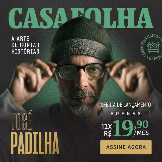 CasaFolha | José Padilha, A arte de contar histórias. Oferta de lançamento, apenas 12x R$ 19,90/mês. Assine agora