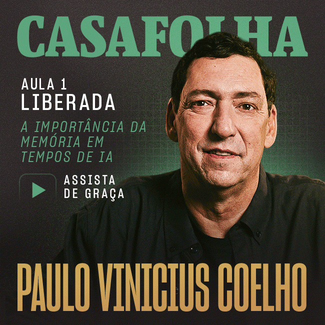 CasaFolha | Aula 1 liberada: A importância da memória em tempos de IA. Assista de graça. Paulo Vinicius Coelho.