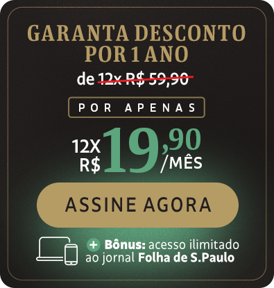 Garanta desconto por 1 ano: de 12x R$ 59,90 por apenas 12x R$ 19,90. Assine Agora