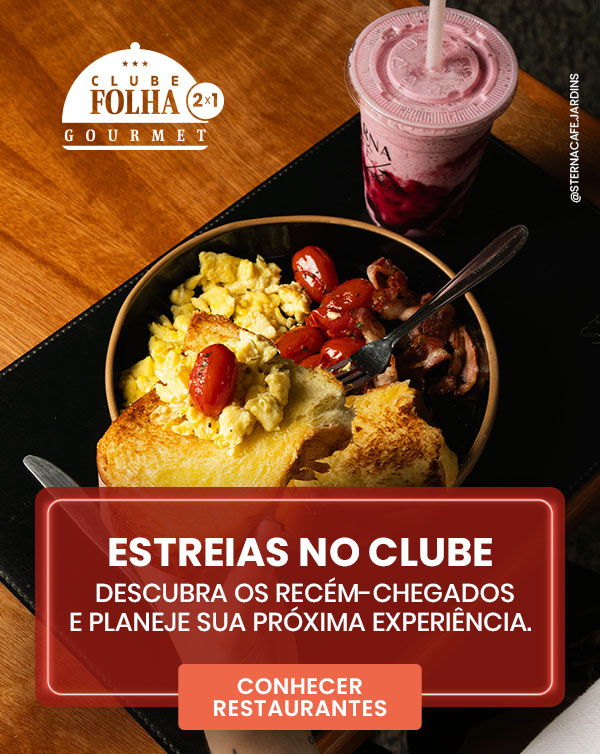 Clube Folha Gourmet 2x1. Estreias no Clube. Descubra os recém-chegados e planeje sua próxima experiência. Explorar Restaurantes.