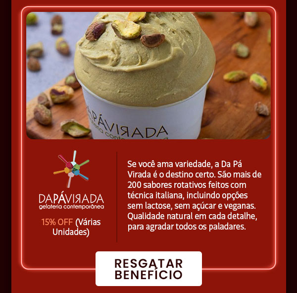 Da Pá Virada: 15% OFF