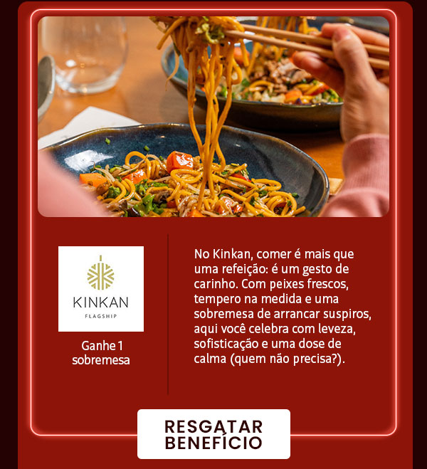 KinKan: ganhe 1 sobremesa