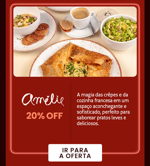 Amélie: 20% OFF