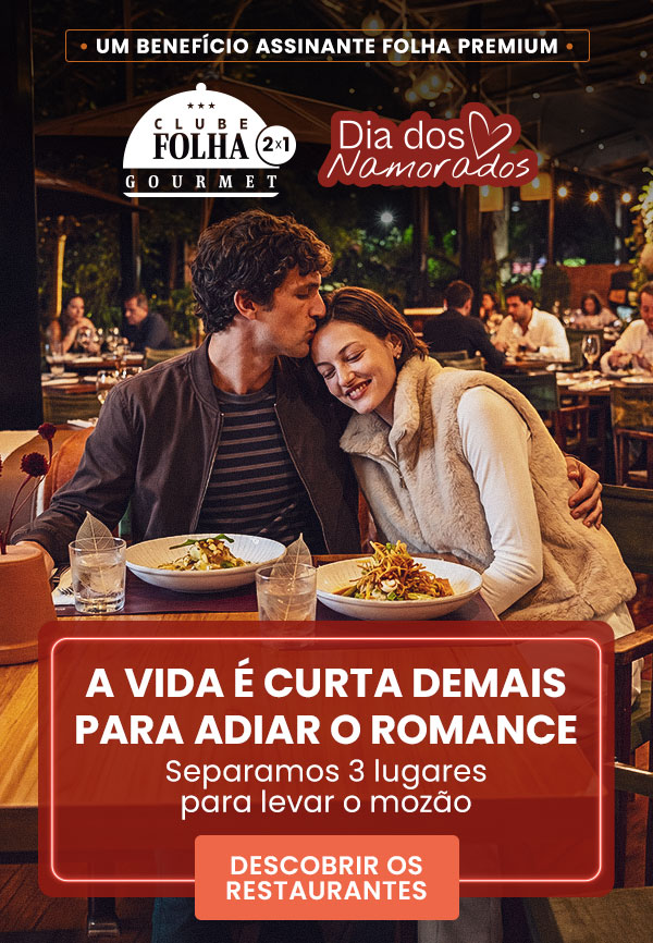 Clube Folha Gourmet 2x1 | Você já tem o Clube
Folha Gourmet, sabia? Aproveite ofertas 2x1 em restaurantes e bares selecionados. Acessar o clube.