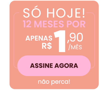 Só Hoje, 12 meses por apenas R$ 1,90/mês. Assine agora. Não perca!