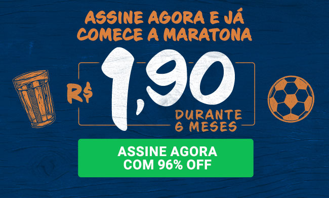 Assine agora e já comece a Maratona. R$ 1,90 durante 6 mese. Assine agora com 96% OFF
