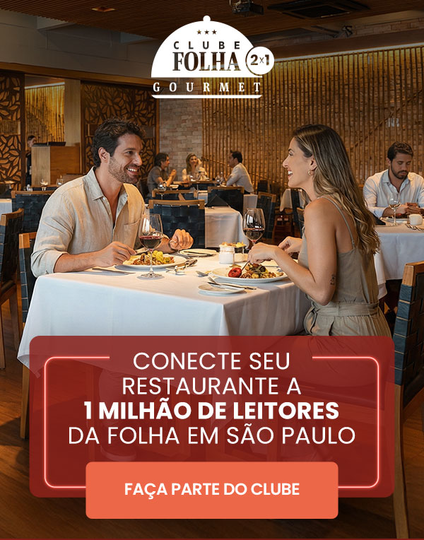 Clube Folha Gourmet 2x1. Conecte seu restaurante a 1 milhão de leitores da Folha em São Paulo. Faça parte do clube