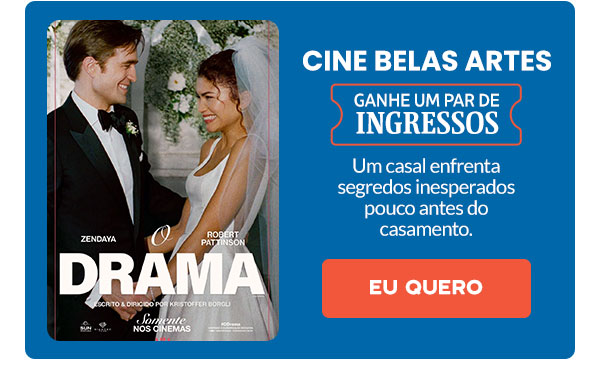 Cine Belas Artes: ganhe 1 par de ingressos
