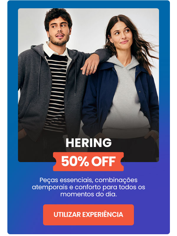 Hering: 50% OFF