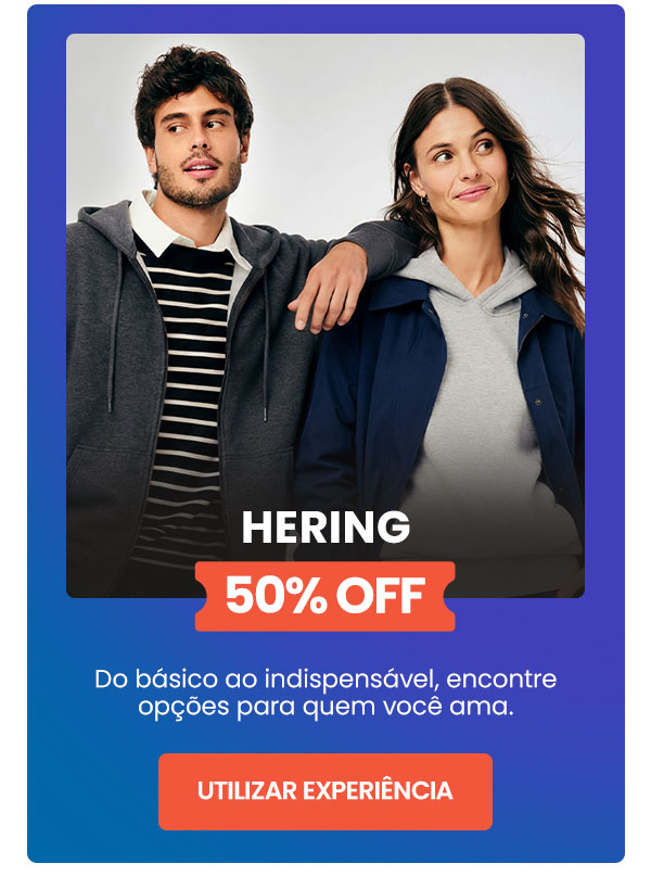 Hering: 50% OFF