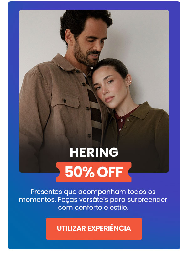 Hering: 50% OFF