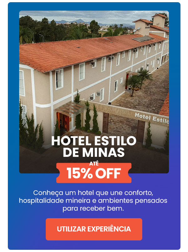 Hotel Estilo de Minas: até 15% OFF
