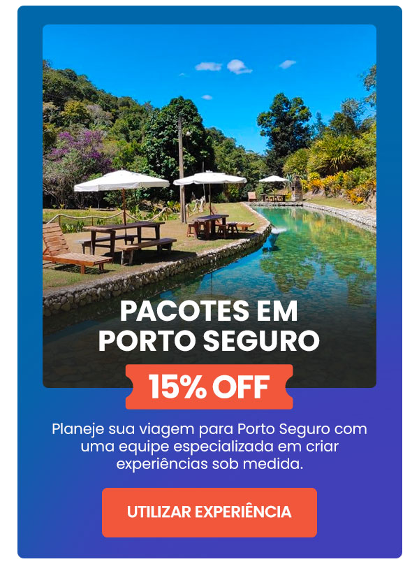 Pacotes em Porto Seguro: 15% OFF