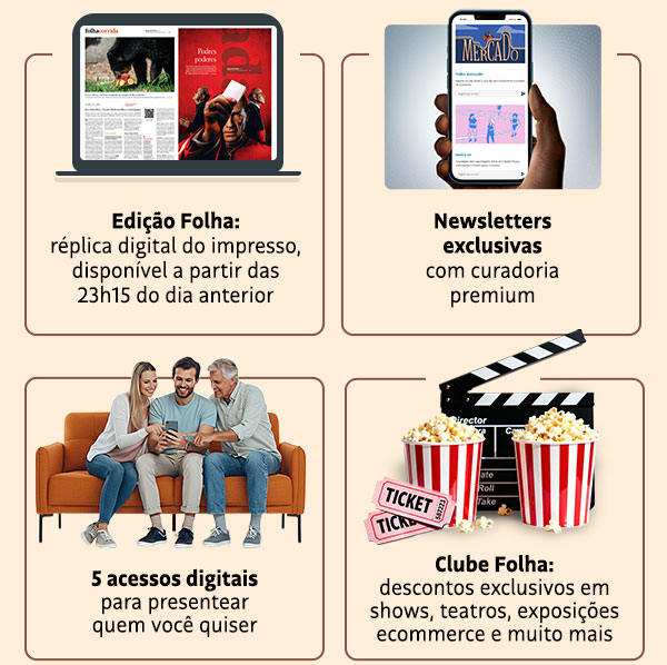 Edição Folha | Newsletters Exclusivas | 5 acessos digitais | Clube Folha