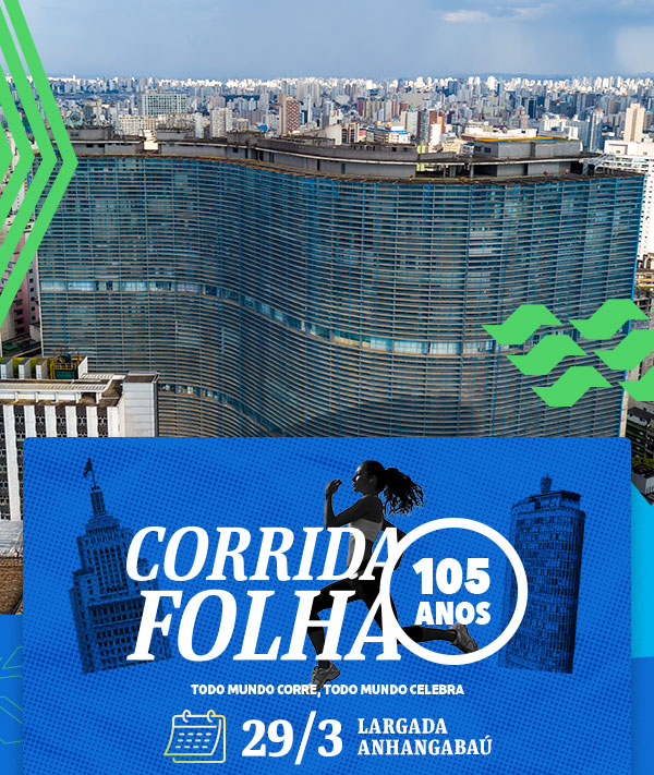 Corrida Folha 105 anos - 29/3 largada Anhangabaú.