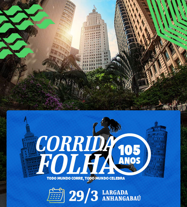 Corrida Folha 105 anos - Todo mundo corre, todo mundo celebra. 29/3 largada Anhangabaú.