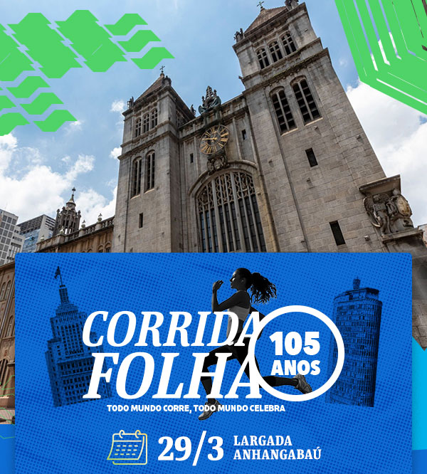 Corrida Folha 105 anos - Todo mundo corre, todo mundo celebra. 29/3 largada Anhangabaú.