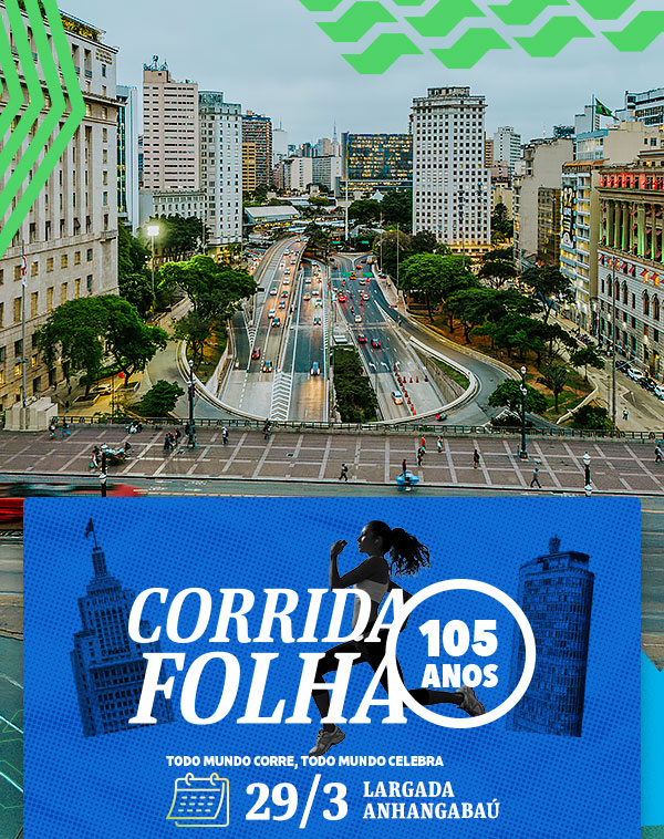 Corrida Folha 105 anos - 29/3 largada Anhangabaú.