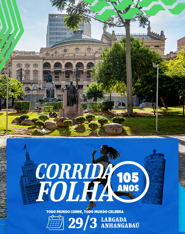 Corrida Folha 105 anos - 29/3 largada Anhangabaú.