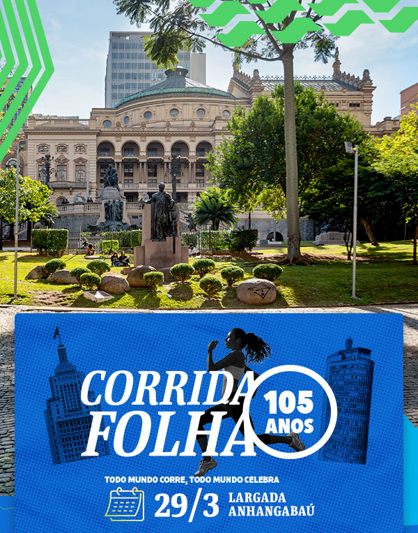 Corrida Folha 105 anos - 29/3 largada Anhangabaú.