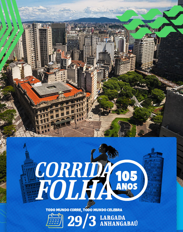Corrida Folha 105 anos - 29/3 largada Anhangabaú.