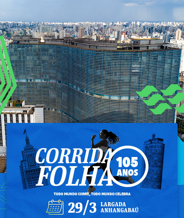 Corrida Folha 105 anos - 29/3 largada Anhangabaú.