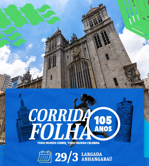 Corrida Folha 105 anos - Todo mundo corre, todo mundo celebra. 29/3 largada Anhangabaú.