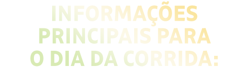 Informações importantes para o dia da prova