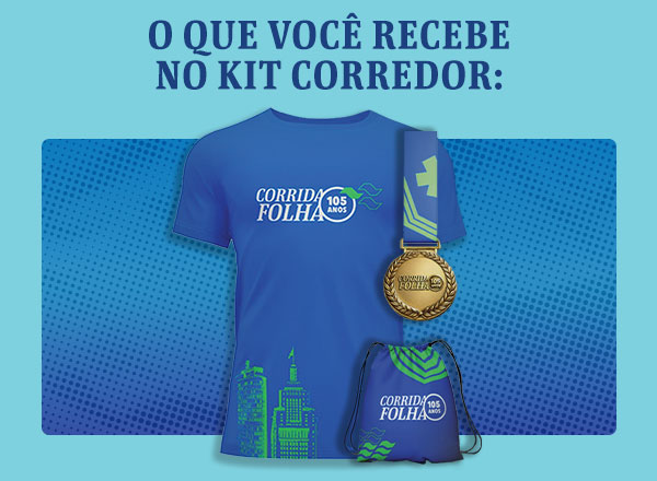 O que você recebe no kit corredor