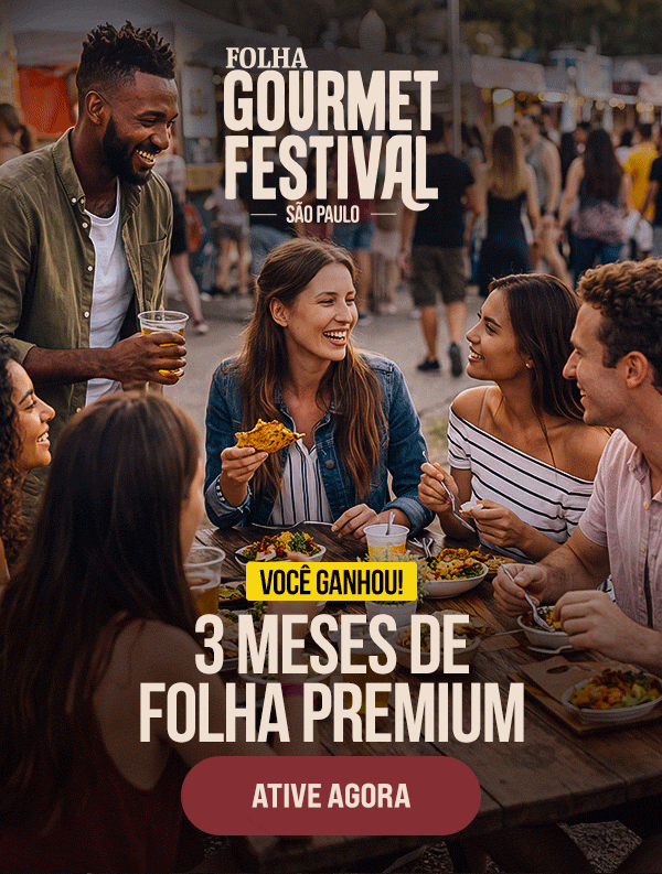 Folha Gourmet Festival - São Paulo. Ingresso Promocional 2x1, de R$ 100 por R$ 50. Assin Agora. Você ainda ganha 3 meses de Folha Premium
