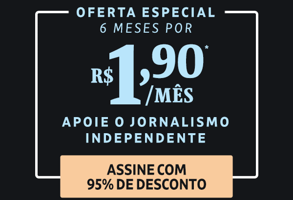 Assine com 95% de desconto