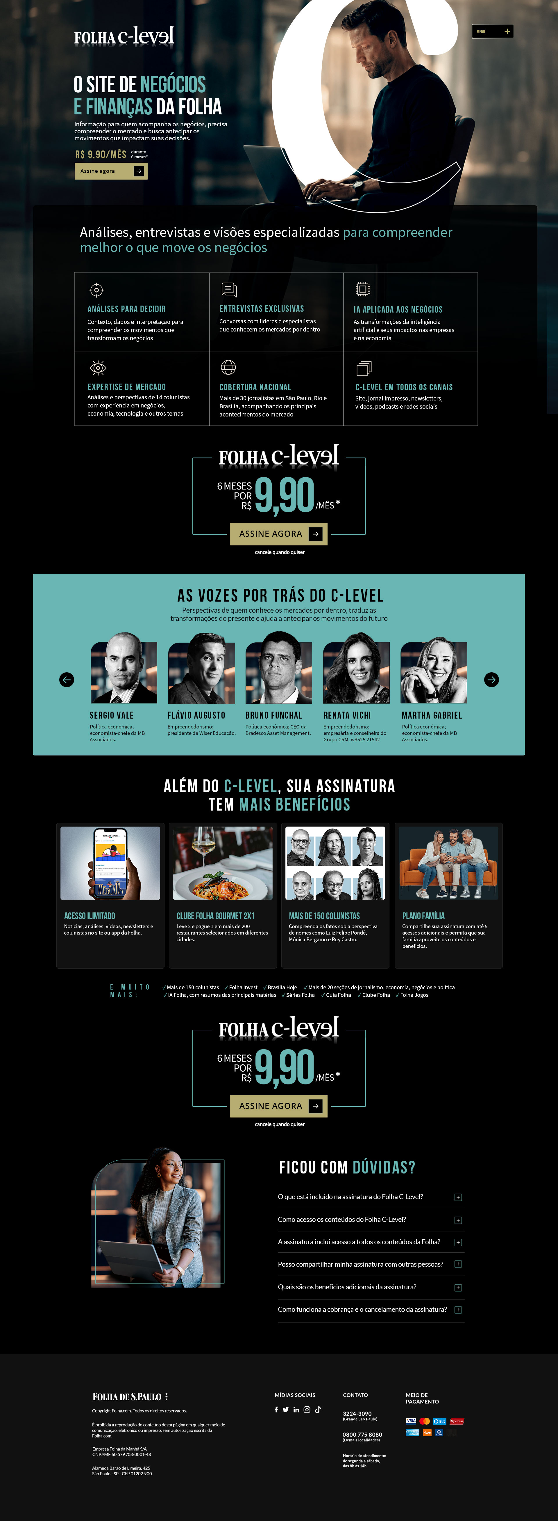 Apresentação do Layout da Landing Page