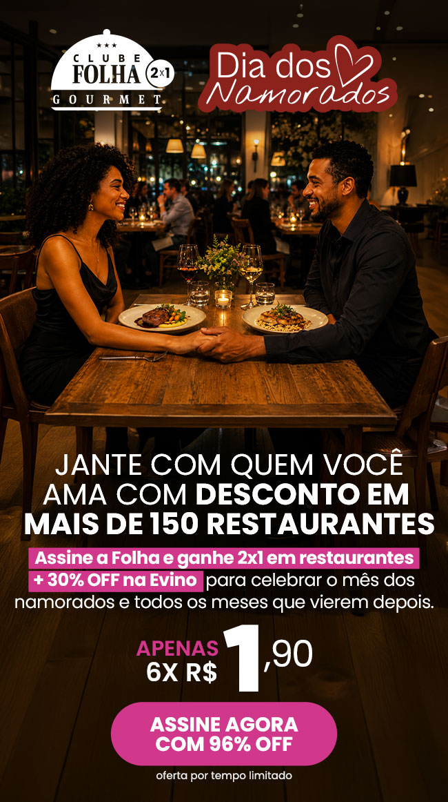 A experiência do Dia das Mães pode ser todos os dias. Assine a Folha e ganhe descontos em mais de 100 restaurantes para levar sua mãe para o melhor da gastronomia. Apenas 6x R$ 1,90. Assine agora