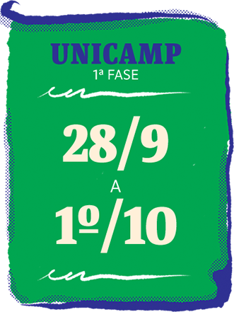 Simulado Unicamp: primeira fase em 28 de setembro e segunda fase em 19 de outubro